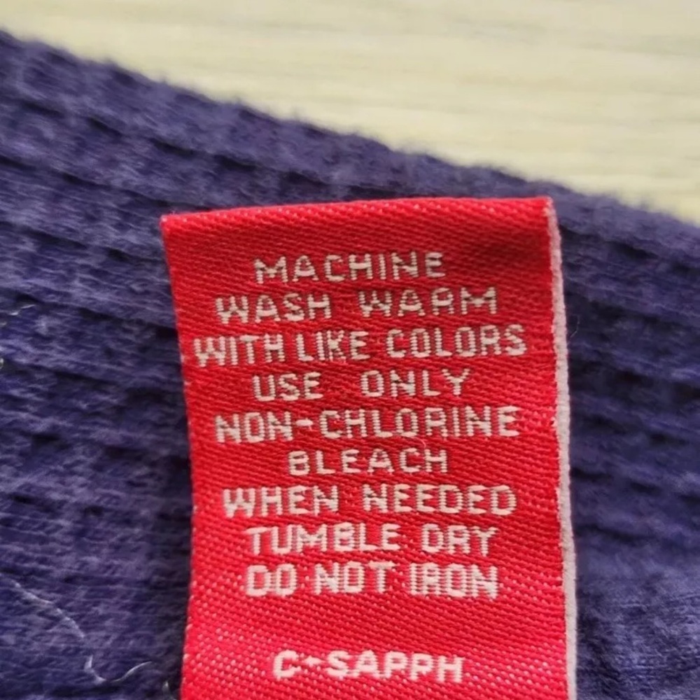 ROBE-IZOD-NAVY BLUE-WHITE TRIM-CLASSIC-ATTACHED TIE-LONG-WAFFLE-LONG SLEEVES - Picture 8 of 8